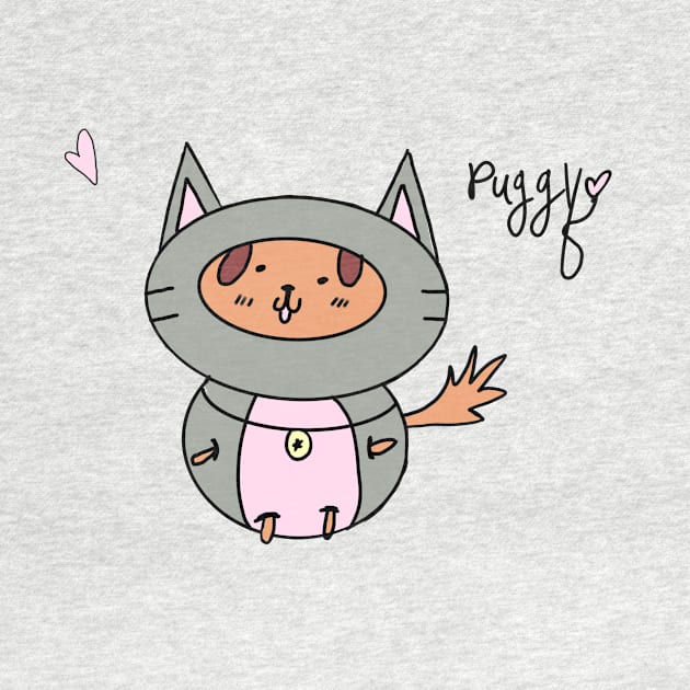 Puggy the Cat by Bubby the Artist